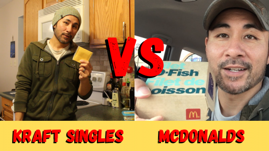 Perfect grilled cheese vs McDonalds Foods