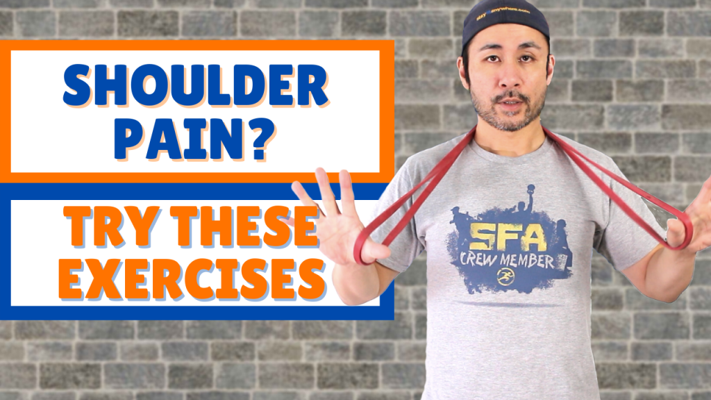 shoulder pain resistance band exercises