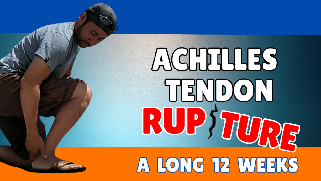 achilles tendon rupture 12 week progress